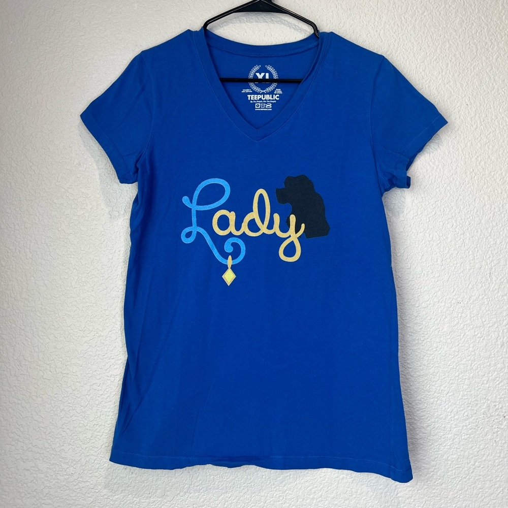 Teepublic Disney Lady and the Tramp Lady Shirt, XL